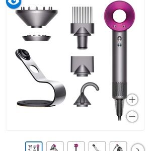 Dyson Supersonic Hair Dryer, Stand & Attachments SEALED